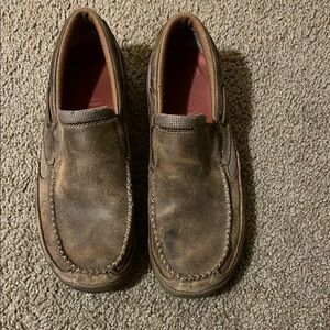 Men's Brown Slip-On Shoes